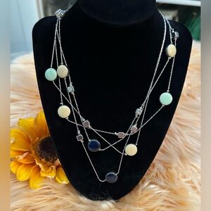 String Accent Necklace Multiple Ways To Wear NEW!